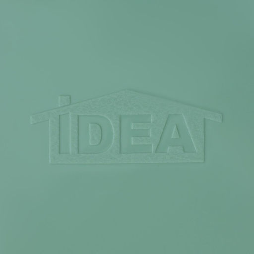 Поднос пластиковый IDEA, 25×29×3.2 см, пластик, бирюзовый