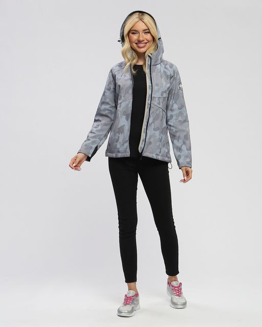 Ветровка MTFORCE женская softshell серого цвета 2207-1Sr  фото 17