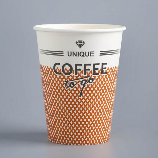 Цена за 50 шт. Стакан бумажный COFFEE to go для горячих напитков, 350 мл, диаметр 90 мм