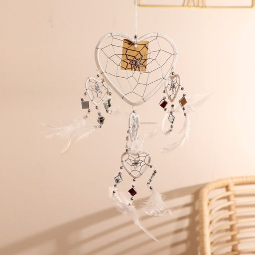 Ловец снов «Пять белых сердец», 0.7×16×45 см