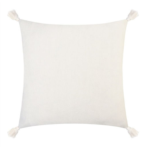 Наволочка декоративная Этель Бохо, 45х45 см, цвет молочный, 100% хлопок  фото 4