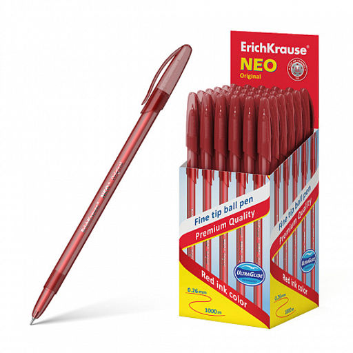 Цена за 50 шт. Ручка шариковая ErichKrause Neo® Stick Original 0.7, Super Glide Technology, цвет чернил черный (в коробке по 50 шт.)  фото 11