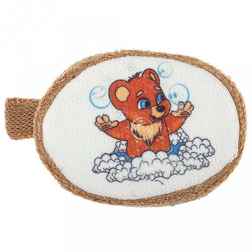 Мочалка банная Спонж 15х11см, хлопок, с поролоном, Eco-Price (Россия) - Домашняя мода фото 11