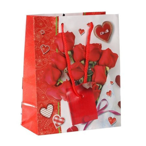 Цена за 12 шт. Пакет подарочный 12x15х6 / 110-15 /уп 12/2400/ микс - Галеонтрейд фото 2