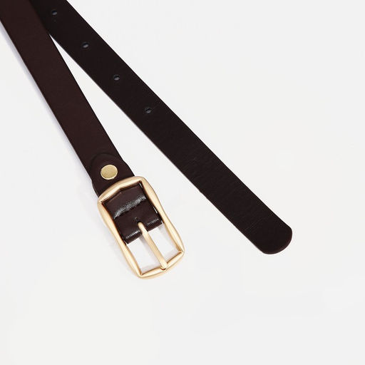 Ремень женский, ширина 1.8 см, винт, пряжка металл, цвет коричневый - Simaland фото 2