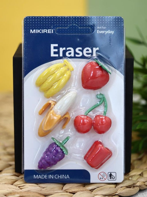 Ластики "Fruits", 6 шт. в наборе