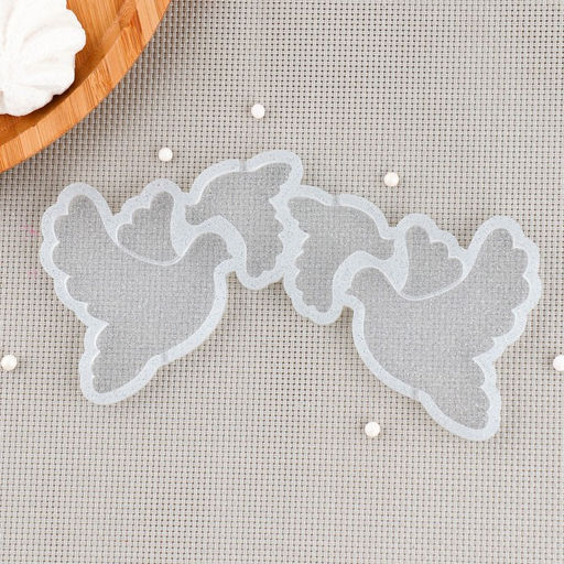 Силиконовый молд для леденцов и шоколада Голуби, 7?6, 4?4 см, прозрачный - Simaland фото 2