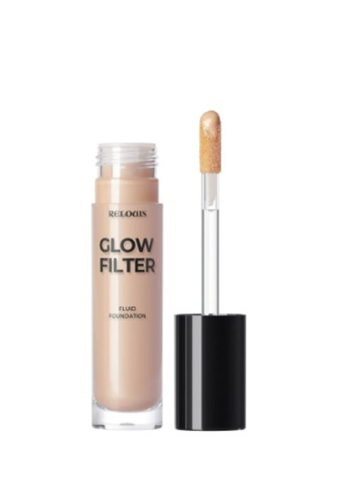 RELOUIS Флюид тональный Сияющий с эф.фильтра Glow Filter Fluid Foundation тон:02 Natural Beige