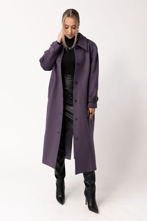 Пальто Golden Valley 7148 темно-фиолетовый  фото 3