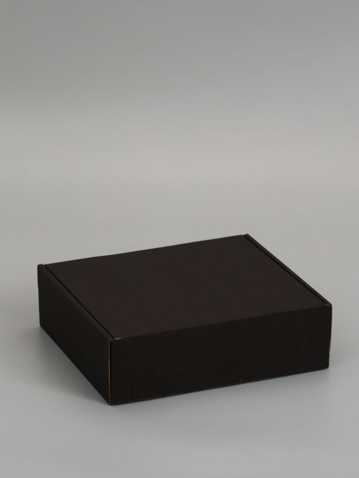 Коробка самосборная, черная, 27 х 24 х 8 см