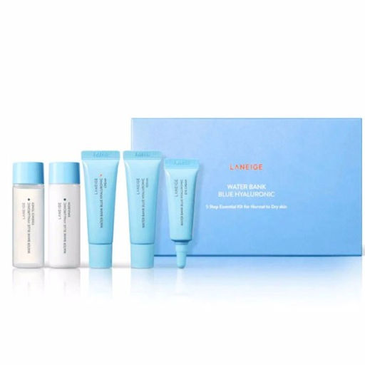 Laneige Water Bank Blue Hyaluronic 5 Step Eessential Kit - Набор увлажняющих средств
