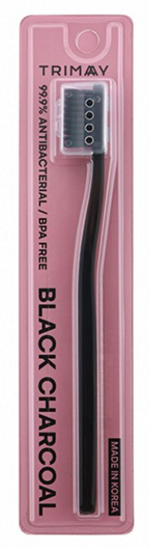 Зубная щетка с угольным напылением Black Charcoal Toothbrush (1 шт)