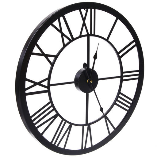 Часы настенные "LOFT HOME " 50см, черный металл