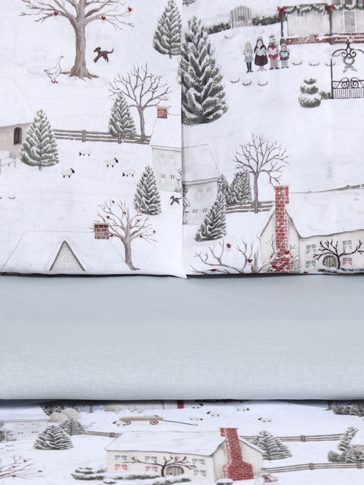 Постельное бельё 1.5-спальное Этель Winter countryside, поплин