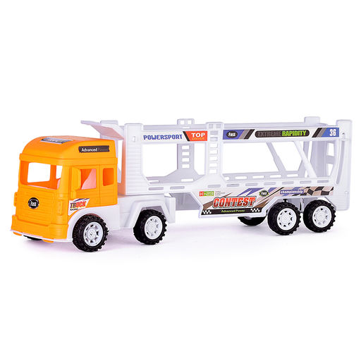 Автовоз со спецтехникой, под колпаком