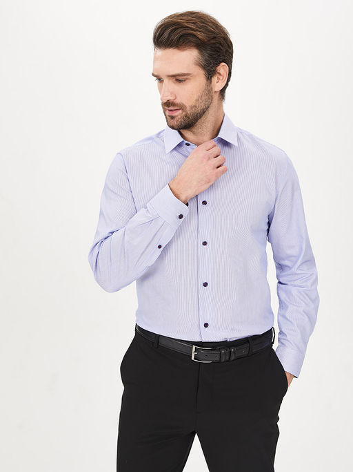 Сорочка мужская длинный рукав GREG 121/231/7307/ZV/1