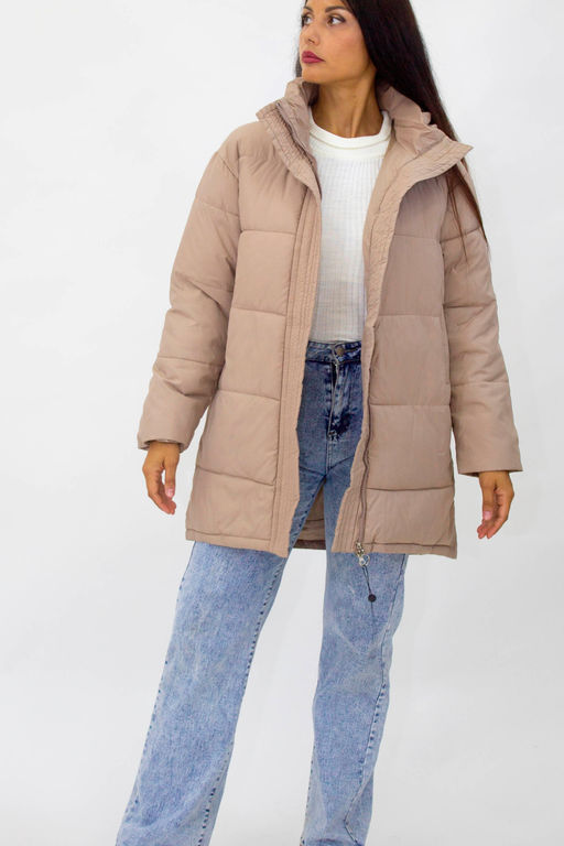 Удлиненная женская куртка осень-весна Лайт арт.151