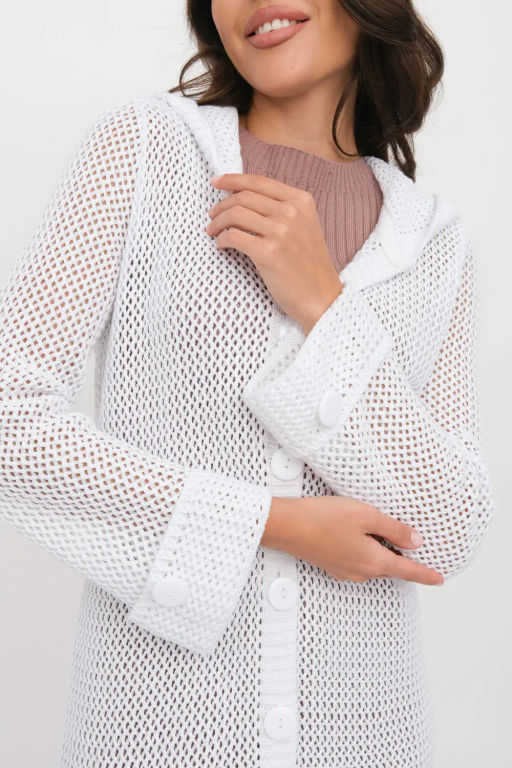 ЗЛАТА Кардиган 352064/молочный