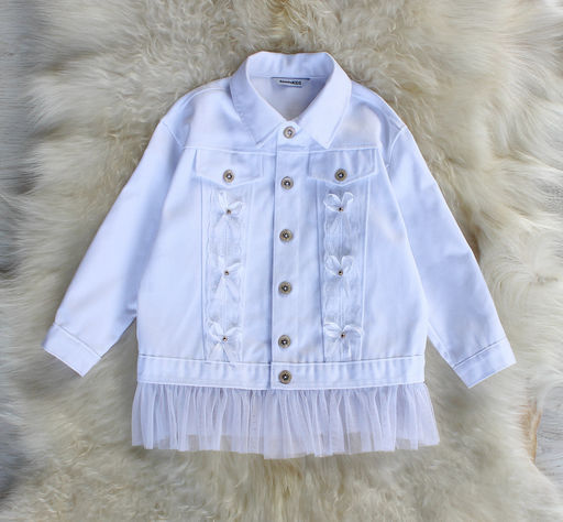 Джинсовка «RoK ЦВЕТ: БЕЛЫЙ (QR)