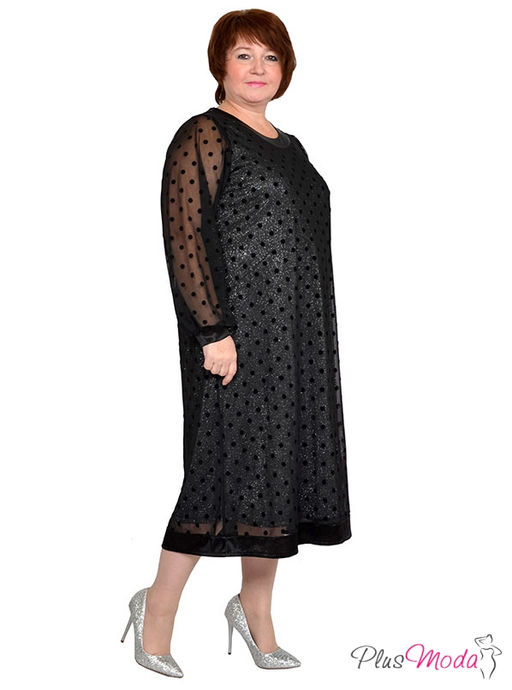 Платье Модель №788 размеры 44-84 - Plusmoda фото 4