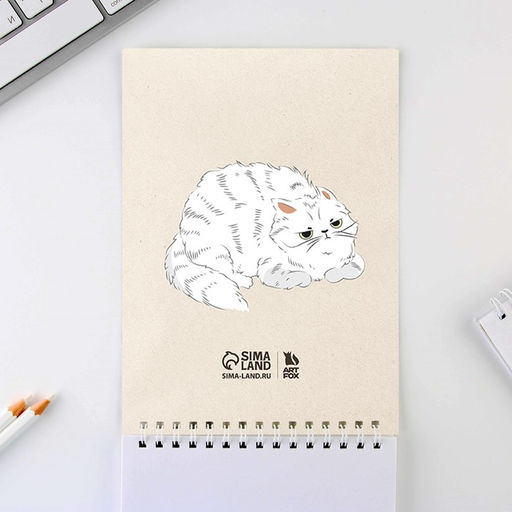 Скетчбук А5, 40 л 100 г/м2 Рисунья - Artfox фото 7