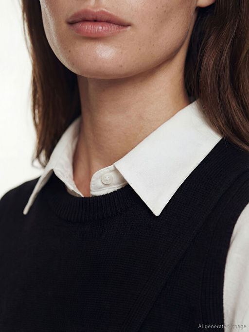 Bisiklet Yaka Kad?n Triko S?veter