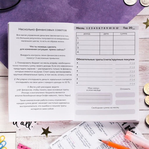 Умный блокнот CashBook А6, 68 листов Единорог - Artfox фото 5