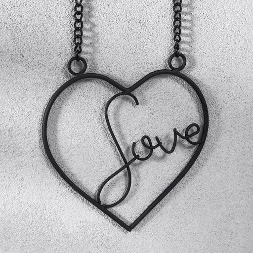 Фоторамка для фото 10?10 см LOVE, подвесная на цепочке, МДФ