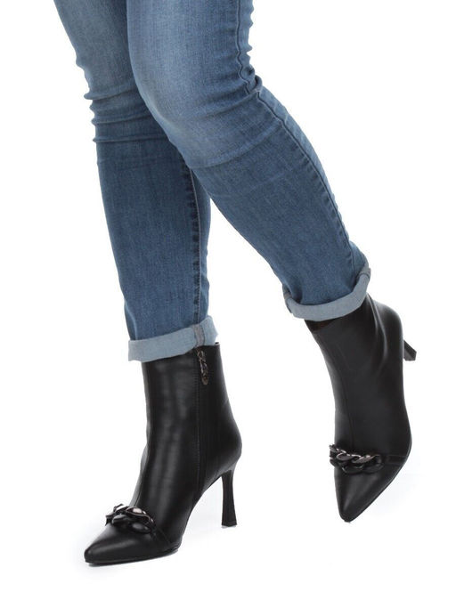 01-PCM343-1 BLACK Ботинки демисезонные женские (натуральная кожа, байка) - Фабричный китай фото 4