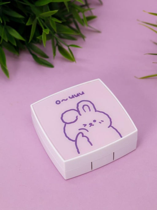 Контейнер для линз Cute bunny, pink
