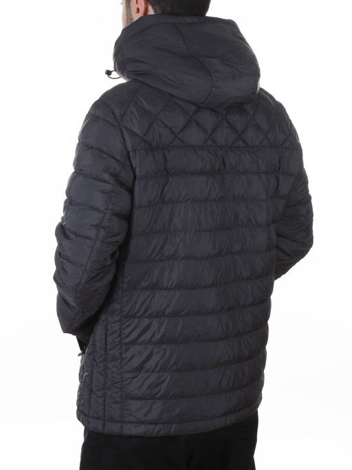 D82044 DK. GRAY Куртка мужская демисезонная (100 гр. холлофайбер)