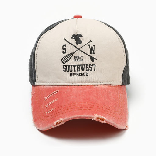 Кепка мужская MINAKU Southwest, размер 56-58, 100% хлопок, чёрная