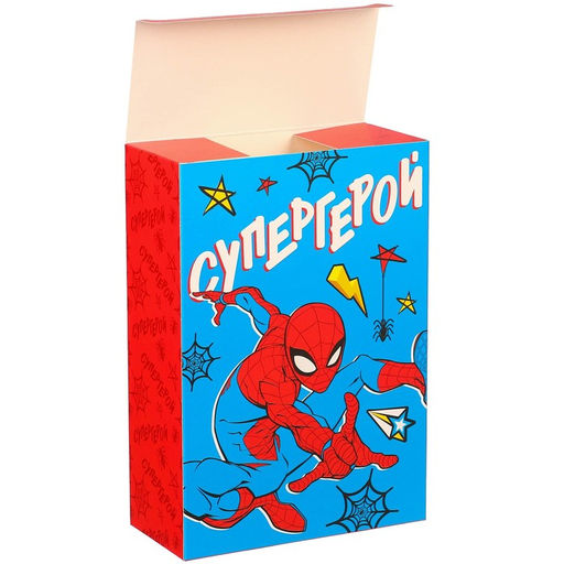 Цена за 2 шт. Коробка складная, 16 х 23 х 7,5 см Супергерою, Человек-паук - Marvel фото 2