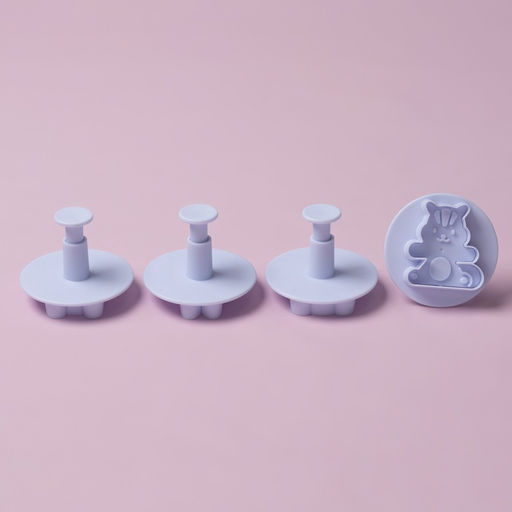 Плунжеры кондитерские Доляна Мягкая игрушка, набор 4 шт., пластик, МИКС  фото 3