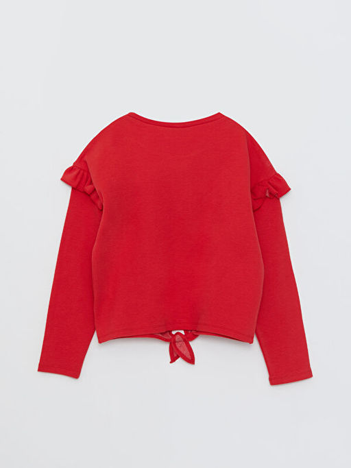 Bisiklet Yaka Basic Uzun Kollu K?z ?ocuk Ti??rt - Waikiki фото 2