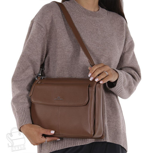 Сумка женская  9181CD brown Alex&Mia  в Новосибирске