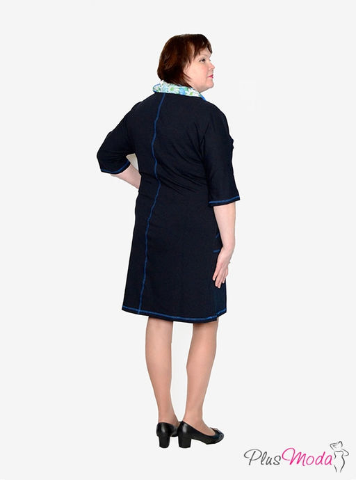 Платье Модель №2А размеры 46-68 - Plusmoda фото 2