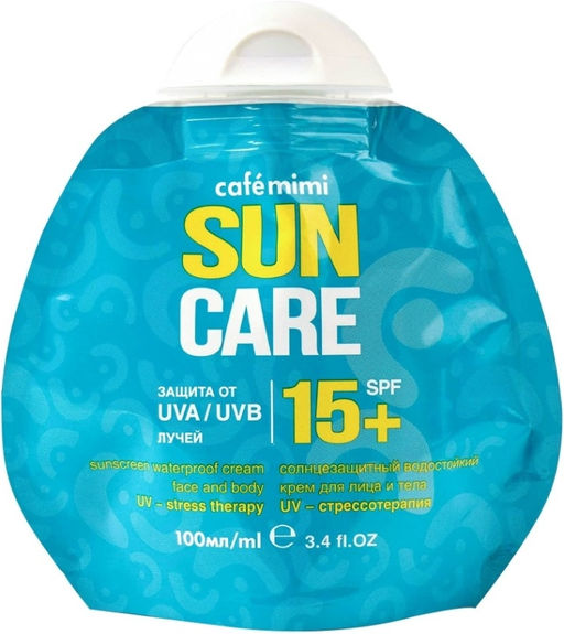 КАФЕ КРАСОТЫ le Cafe Mimi С.СОЛНЦЕ Крем SPF+15 водостойк.д/лица и тела солнцезащит.100мл мягк.упак