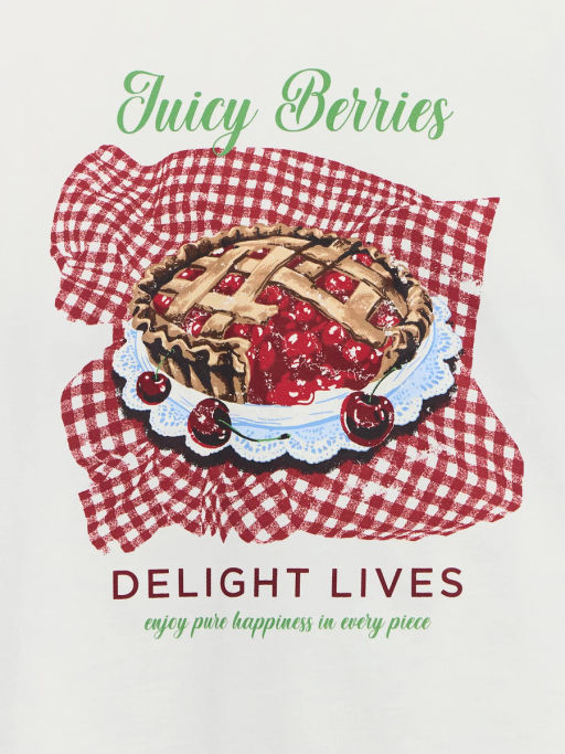 Футболка из хлопка с принтом / Zarina