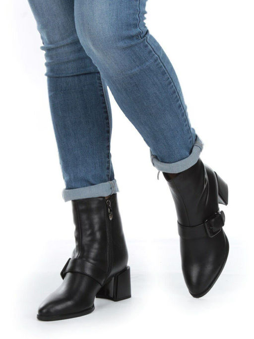 01-PCM347-1 BLACK Ботинки демисезонные женские - No name фото 4