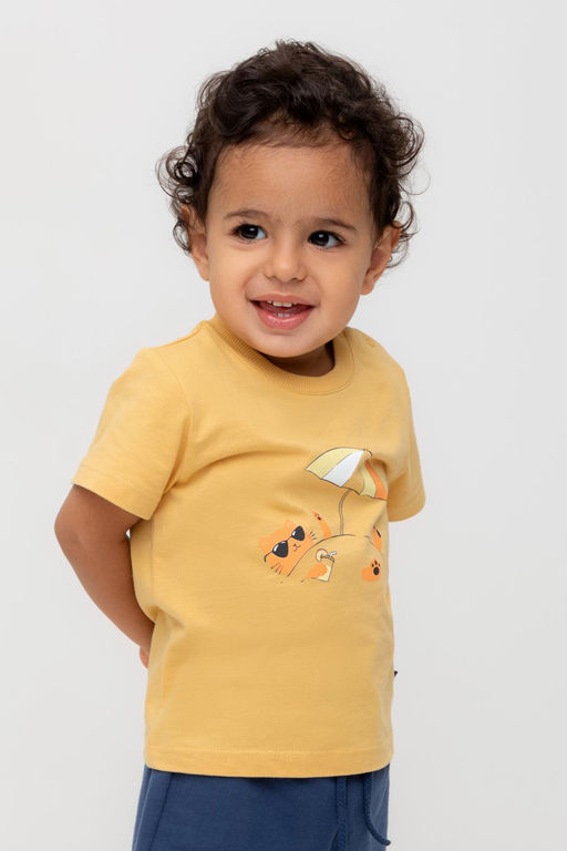 КР 302749/золотистая пшеница к564 фуфайка (футболка) д/мал яс - Crockid фото 2