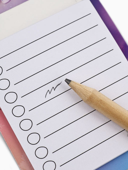 Цена за 5 шт. Магнит с блоком и карандашом Новогодний, МИКС