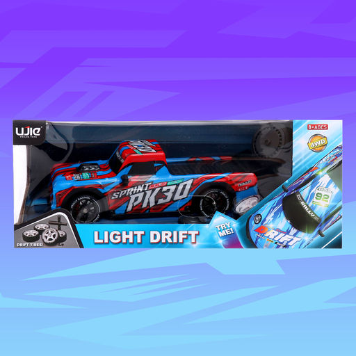 Машина Дрифт, радиоуправляемая, сменные колёса, световые эффекты, работает от аккумулятора - Simaland фото 14