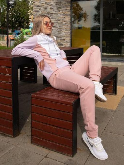 Женский Спортивный костюм Мона Лиза, Белый-Лаванда-Пудра от Спортсоло