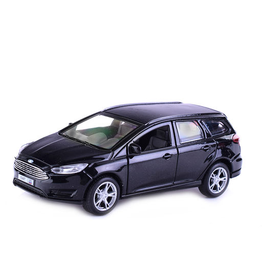 Машина металл Ford Focus Turnier 12 см. (откр. двер, баг, черный) инерц., в коробке