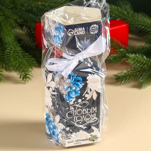 Чай чёрный С Новым годом с чабрецом, в коробке конфете, 100 г. - Фабрика счастья фото 13
