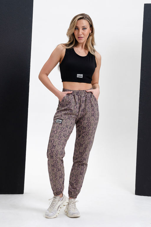 Брюки женские Натали 8453 футер с лайкрой фото 2