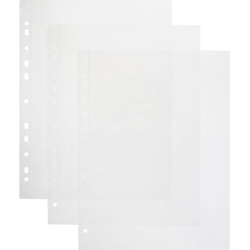 Файл-вкладыш А4, 45мкм Элементари S б/белой ленты, 100шт/уп