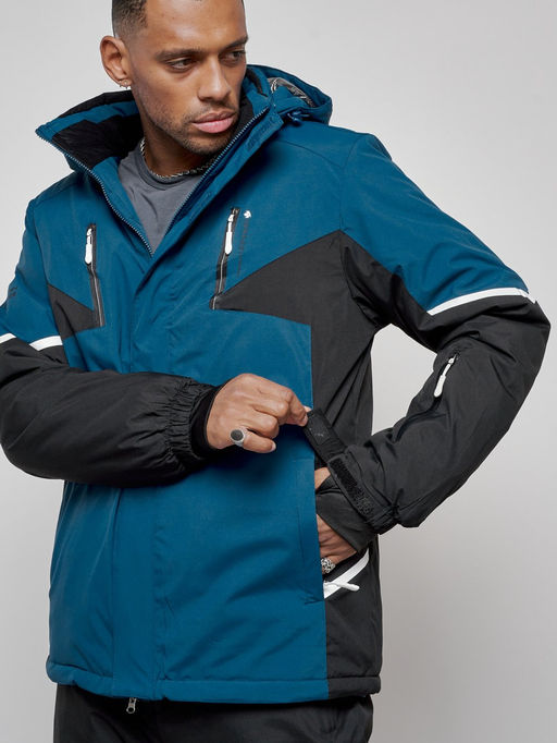 Горнолыжный костюм мужской зимний синего цвета 6319S - Leifensh фото 12