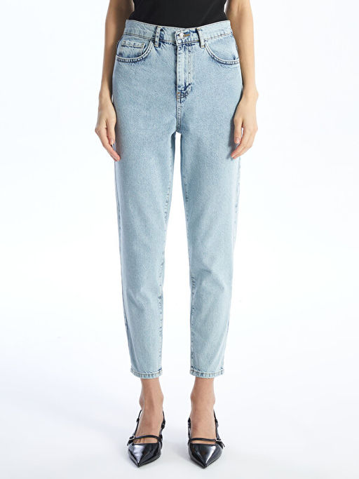 Mom Fit Kad?n Jean Pantolon